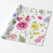 Lentbloemen Cadeaupapier (Uitgerold)