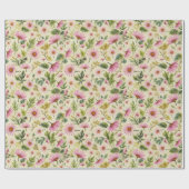 Lentbloemen Cadeaupapier (Vlak)