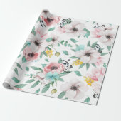 Lentbloemen Cadeaupapier (Uitgerold)