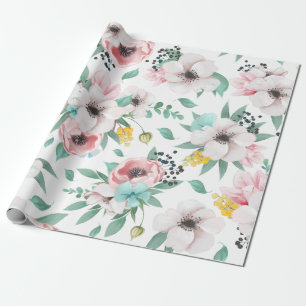 Lentbloemen Cadeaupapier