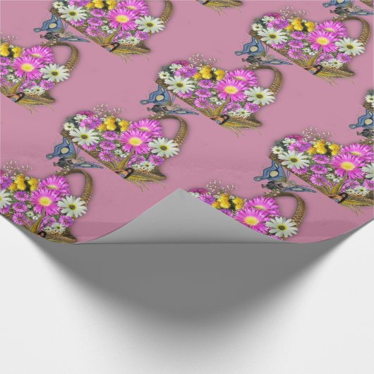 Lentbloemen Cadeaupapier (Hoek)