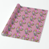 Lentbloemen Cadeaupapier (Uitgerold)