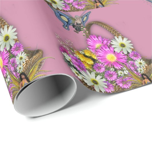 Lentbloemen Cadeaupapier (Rol Hoek)