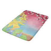 Lentbloemen, Daffodils, Salix caprea en Violet Badmat (Gekanteld)