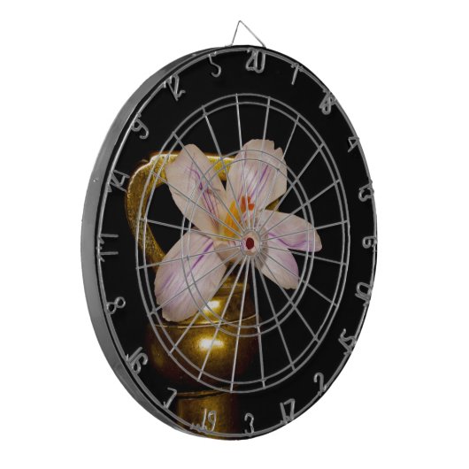 Lentbloemen Dartbord (Voorkant Links)