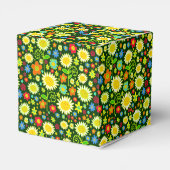 Lentbloemen - Donkergroen Bedankdoosjes (Achterkant)