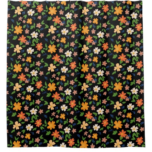 Lentbloemen Douchegordijn (Voorkant)