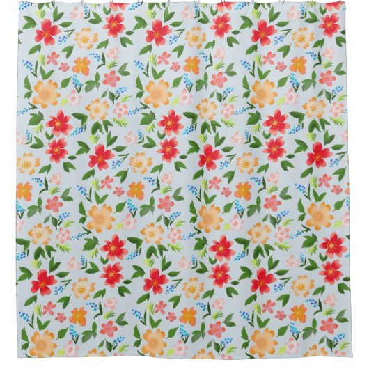 Lentbloemen Douchegordijn (Voorkant)