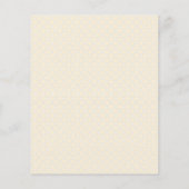 Lentbloemen | Eenvoudig Baby shower voor meisjes (Achterkant)