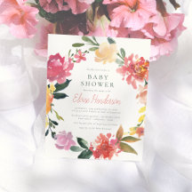 Lentbloemen | Eenvoudig Baby shower voor meisjes