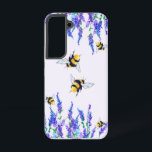 Lentbloemen en bietenvliegen samsung galaxy hoesje<br><div class="desc">Mooie lentevloeren en bijen die vliegen - Natuur zoete honingbijen tekenen - Kies / voeg je favoriete tekst / kleur toe - maak je unieke cadeau - vergroot en verplaats of verwijder elementen / afbeelding met aanpassingsgereedschap! - Tekening en ontwerp door MIGNED. Je kunt ook mijn design overdragen naar meer...</div>