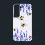 Lentbloemen en bietenvliegen samsung galaxy hoesje<br><div class="desc">Mooie lentevloeren en bijen die vliegen - Natuur zoete honingbijen tekenen - Kies / voeg je favoriete tekst / kleur toe - maak je unieke cadeau - vergroot en verplaats of verwijder elementen / afbeelding met aanpassingsgereedschap! - Tekening en ontwerp door MIGNED. Je kunt ook mijn design overdragen naar meer...</div>