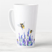 Lentbloemen en bijen die de Mok van de Lente vlieg (Linkerhoek)