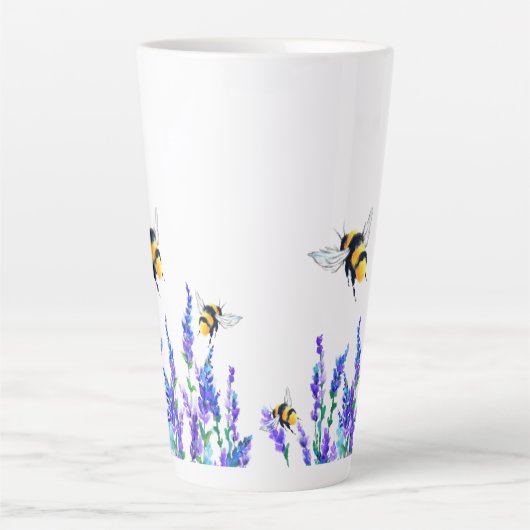 Lentbloemen en bijen die de Mok van de Lente vlieg (Voorkant)