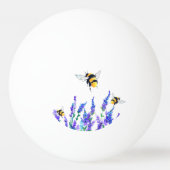 Lentbloemen en bijen die pingpongbal vliegen (Achterkant)