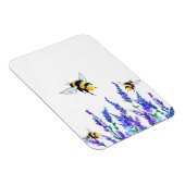 Lentbloemen en bijen die vliegende magneet (Rechterzijde)