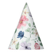 Lentbloemen en -bladeren feesthoedjes (Links)