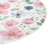 Lentbloemen en -bladeren snijplank (Hoek)