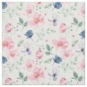 Lentbloemen en -bladeren stof (Swatch)