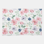 Lentbloemen en -bladeren theedoek (Horizontaal)