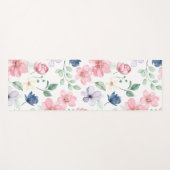 Lentbloemen en -bladeren yogamat (Voorkant (horizontaal))