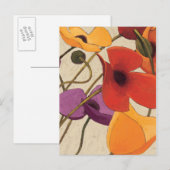 Lentbloemen en -stenen briefkaart (Voorkant / Achterkant)