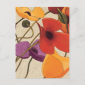 Lentbloemen en -stenen briefkaart (Voorkant)