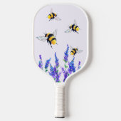 Lentbloemen en vliegende bijen Pickleball Paddle (Achterkant)