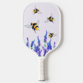 Lentbloemen en vliegende bijen Pickleball Paddle (Voorkant)