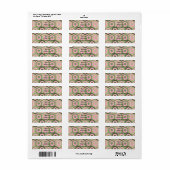 Lentbloemen Etiket (Full Sheet)