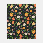 Lentbloemen Fleece Deken (Voorkant)