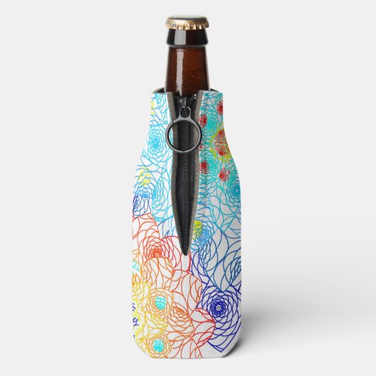 Lentbloemen Flesjeskoeler (Fles Achterkant)