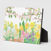 Lentbloemen Fotoplaat (Zijkant)