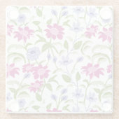 Lentbloemen Glazen Onderzetter (Achterkant)