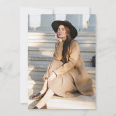 Lentbloemen Graduation Party Kaart (Achterkant)