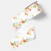Lentbloemen Grosgrain Lint (Achterkant)