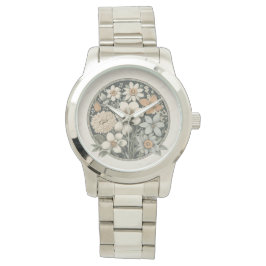 Lentbloemen Horloge