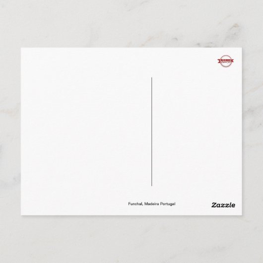 Lentbloemen in Funchal, Madeira (Portugal) Briefkaart (Achterkant)