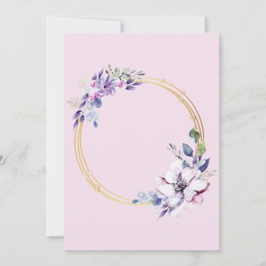 Lentbloemen Kaart (Achterkant)