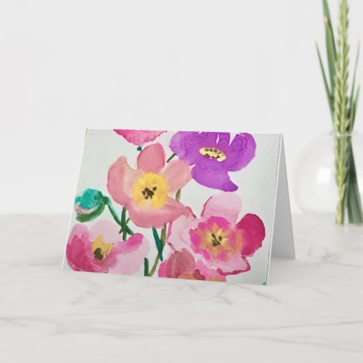 Lentbloemen Kaart (Voorkant)