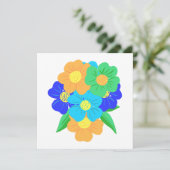 Lentbloemen Kaart (Staand voorkant)