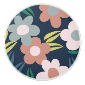 Lentbloemen Keramische Knop (Voorkant)