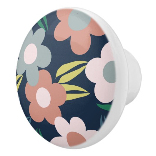 Lentbloemen Keramische Knop (Rechts)
