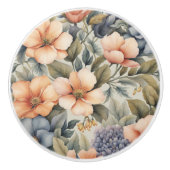 Lentbloemen Keramische Knop (Voorkant)