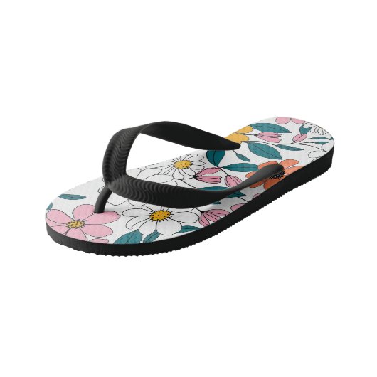 Lentbloemen Kinder Teenslippers (Schuin)