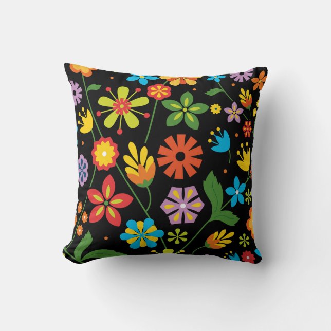 Lentbloemen Kussen (Voorkant)