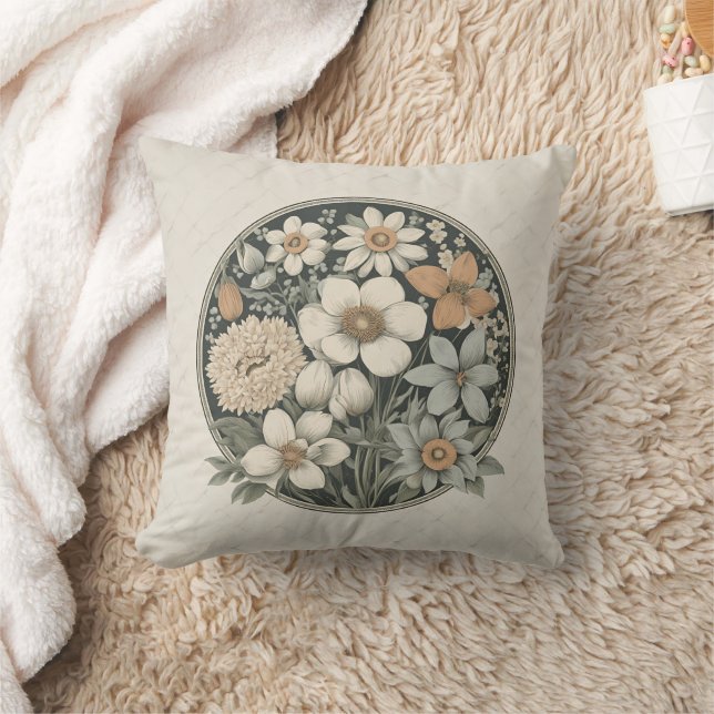 Lentbloemen Kussen (Deken)