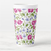 Lentbloemen Latte Mok (Voorkant)