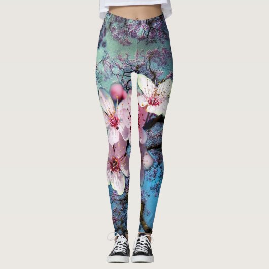 Lentbloemen Leggings (Voorkant)