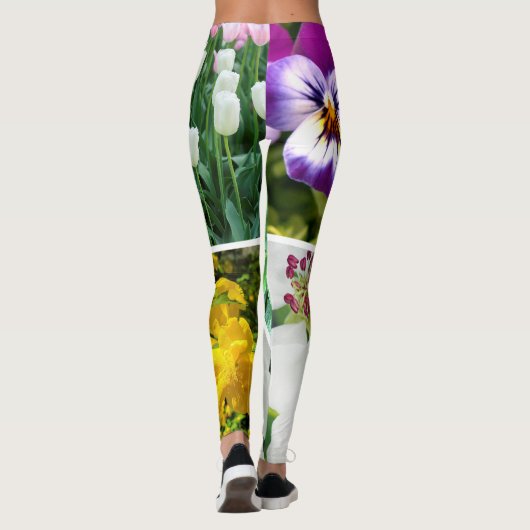 Lentbloemen Leggings (Achterkant)